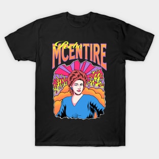 Reba McEntire -  Vintage 80s Style Cartoon Design T-Shirt